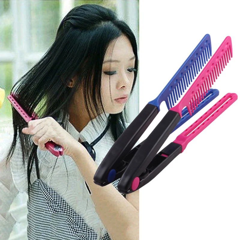 Curly Hair Comb Anti static Massage Hair Brush Plastic Straight Hair