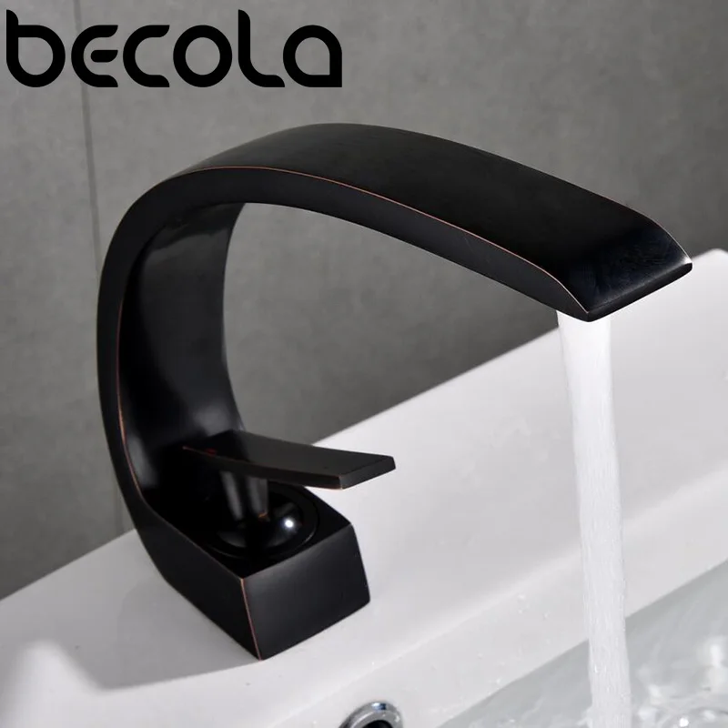 Смеситель для ванной комнаты BECOLA хромированный смеситель раковины из латуни с