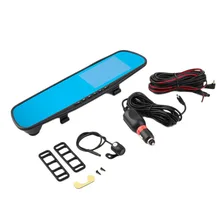 Hot Black 4.3 Inch TFT Display 170 Degree Wide Angle Car Rearview Mirror Monitor Car Parking Monitor Mirror With Night Vision