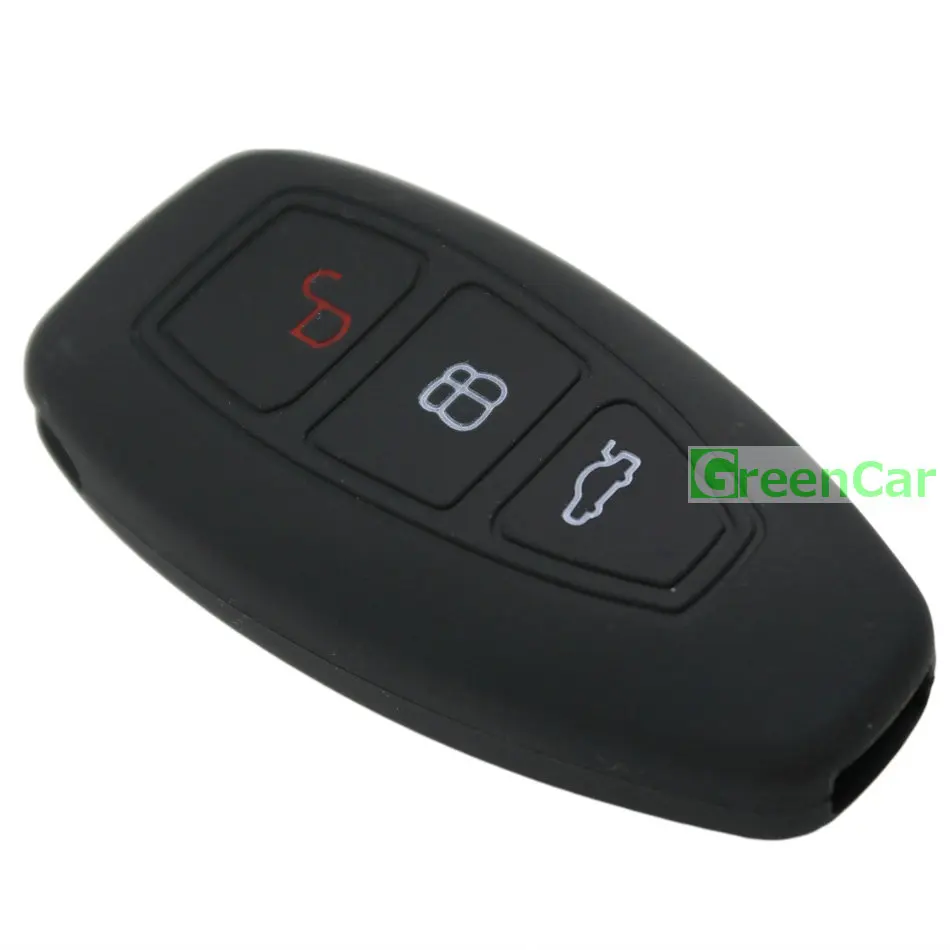 1 шт. 3 кнопки чехол для автомобильного ключа Ford Kuga Mondeo Focus Fiesta S Max C черный синий
