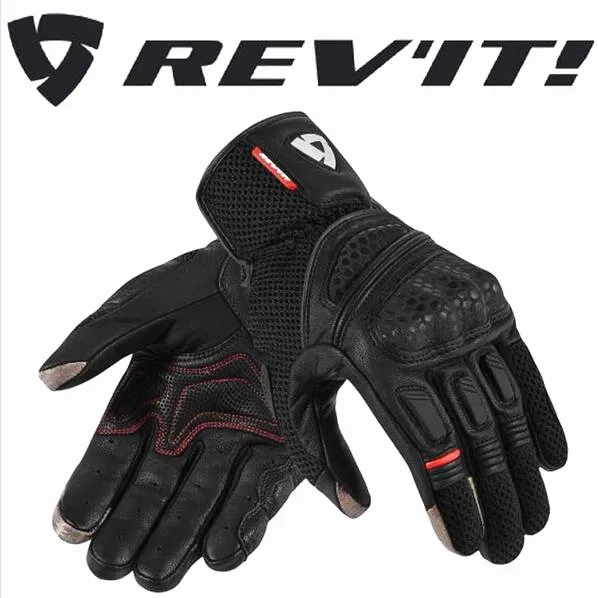 

2018 revit dirt 2 Moto Gloves Top Leather Off Road Motocross Gloves 2 Colors Motorcycle Gloves
