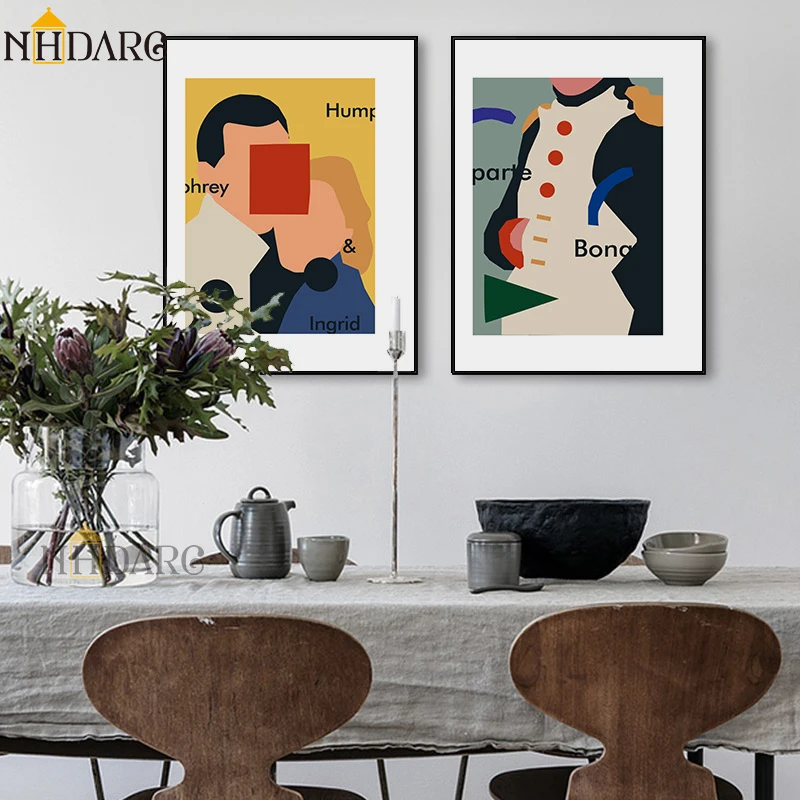 

Fashion Funny Figure Vogue Art Posters and Prints Canvas Painting Wall Picture for Living Room Vintage Home Decoration Salon