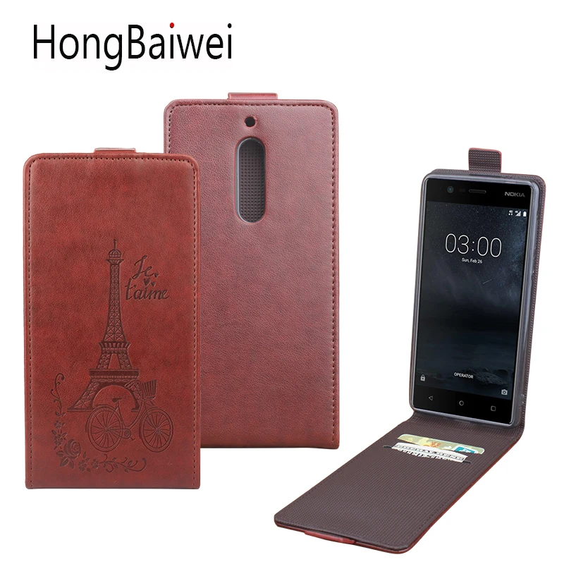 

Phone Luxury Leather Case For Nokia 5 Flip Phone Cover Cases High version For Noika 6 5 3 Mobile Phone Cover