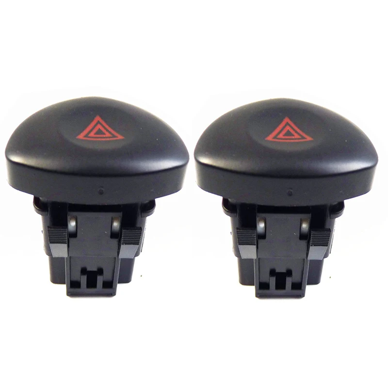 

2 Pcs Emergency Hazard Lights Warning Switch Button for Renault Clio MK II Hatchback 8200442723