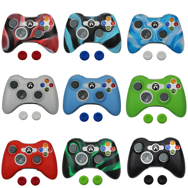 

Soft Silicone Protective Skin Case Cover Forxbox 360 Controller Rubber Protector Shell Case Forxbox 360 Gamepad