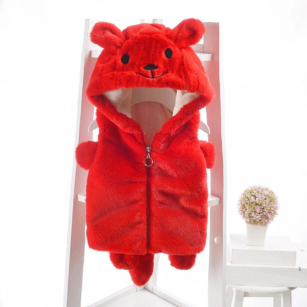 

2018 New Baby Boys Waistcoat Winter Clothes 4Color Outerwear Coat Cotton Thick Kids Snowsuit Clothes Children Clothing SPT21