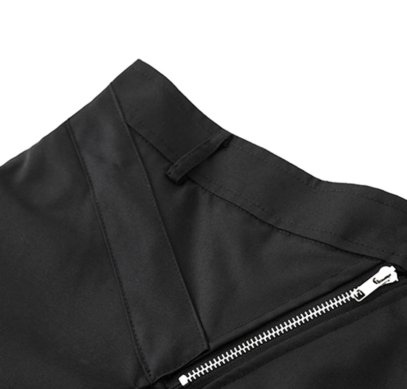 Kilt Long Men Shorts Polyester Zipper (11)