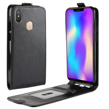

Brand gligle up and down open leather cover case for Leagoo S9 case protective shell