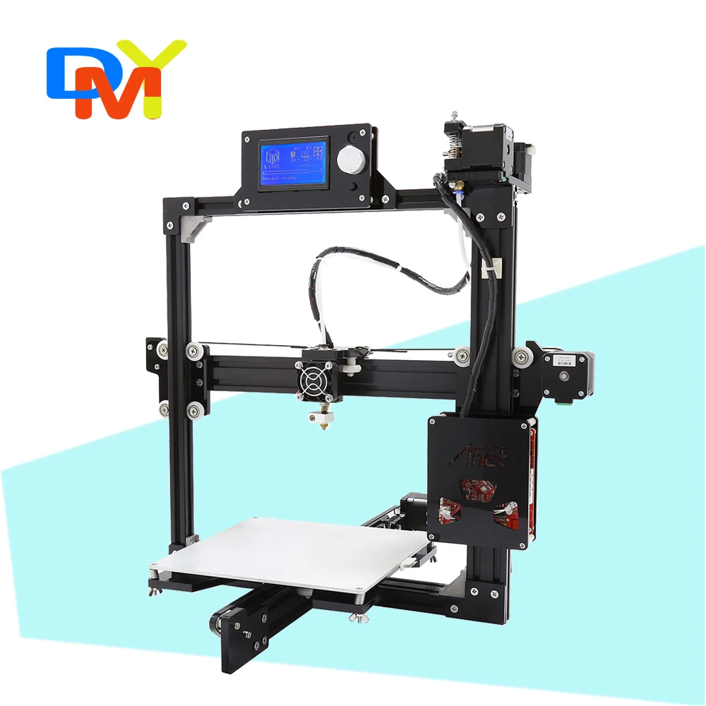  Newest Upgraded Quality High Precision 3D Printer DIY Prusa i3 3d Printer Kit Heated with 16GB SD Card 