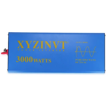 Convertitore di tensione del generatore eolico dell'inverter di onda sinusoidale pura dell'inverter di energia solare 3000W 12V 220V Convertitore di tensione 12V 24V 48V DC a 120V 230V 240V AC