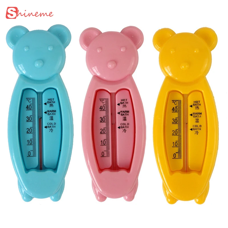 3 цвета безопасности полезный плавающий милый медведь Детский термометр для воды плавающий, для детской ванночки игрушка Ванна датчик воды