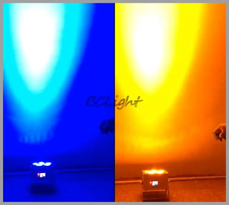  2015 Newest 6*18W RGBWA UV Wireless dmx led par lights/battery powered led wireless IR control uplights