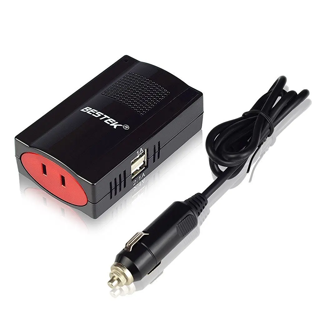 BESTEK 150W Power Converter 12V To 100V Portable Power Supply Cigar