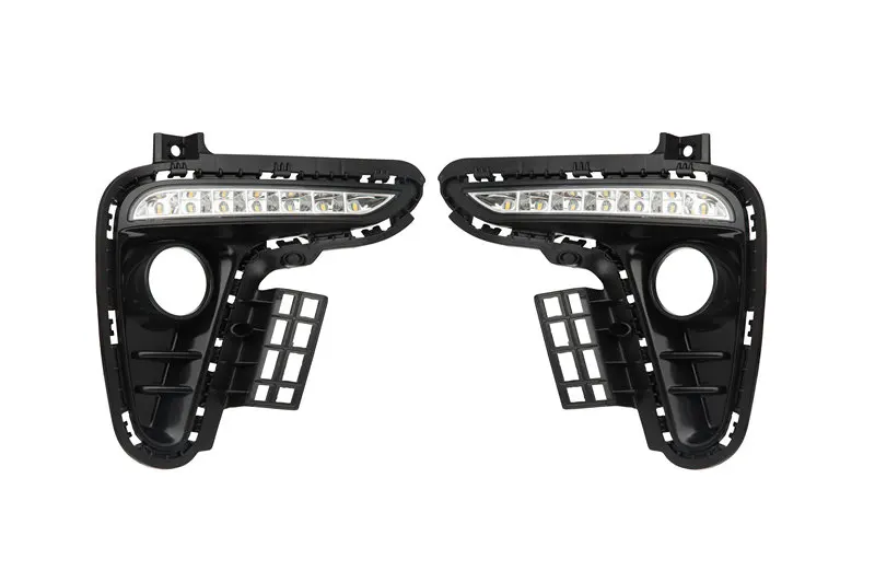 For kia rio k2 2017 2018 Waterproof LED Daytime Running Light DRL Fog Lamp with turn indicator For kia rio k2 2017 2018 Waterproof LED Daytime Running Light DRL Fog Lamp with turn indicator