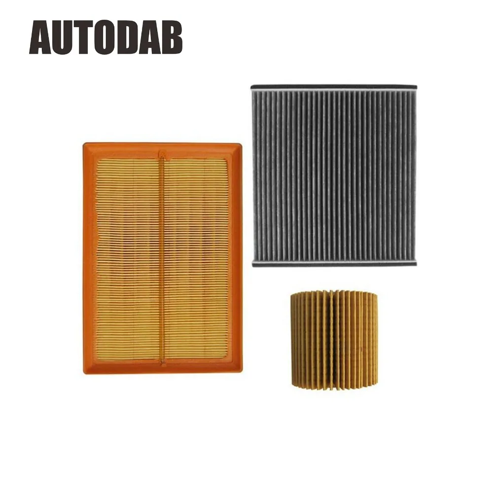 

High Quality filters for Toyota camry 2.0L 2.5 air filter+oil filter+cabin filter