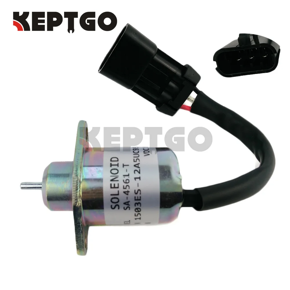 12V электромагнитный стоп сигнал 1503ES 12A5UC9S для Kubota V1505 R90 251523001|Детали генератора и