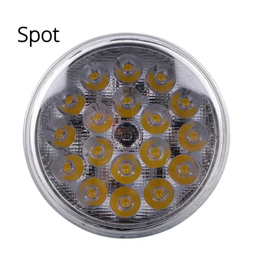 TC-X LED 작업등 스팟 플러드 라운드 라이트, 오프로드 트랙터 트럭 ATV 트레일러 보트 도매, 4.5 인치 Par36, 12V, 24V, 1 개