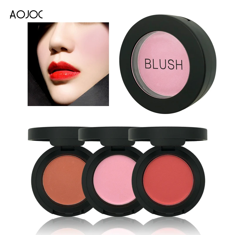 Professional Beauty Facial Blush Makeup 3 Colors Blusher Palette