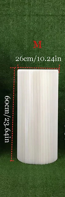 Pliage Blanc Colonne Romaine Route Plomb Mariage Maison Fete Fleur Centres De Table Accessoires Papier Kraft Papier Souple Cylindre Tres Fort Partie Bricolage Decorations Aliexpress