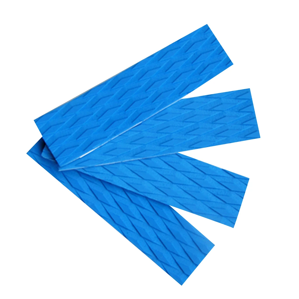 4 Pcs Anti-slip EVA Traction Pad Bar Grips Tail Pads Surfboard Pads for Surfing SUP Skimboard Surfboard Shortboard Water Sports