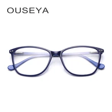 Ацетатные женские очки, оправа, очки, Ретро стиль, прозрачные линзы, винтажные очки# CB3922