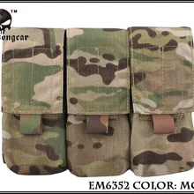 EMERSON Шестерни LBT Стиль M4 тройной нейлон подсумок Молл Военная Airsoft Пейнтбол боевые Шестерни Мультикам EM6352 MC