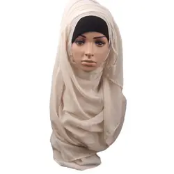 6 видов цветов мусульманский хиджаб s головные уборы мусульманин хиджаб полный мгновенный Толстовка Женщины мусульманский хиджаб шарф