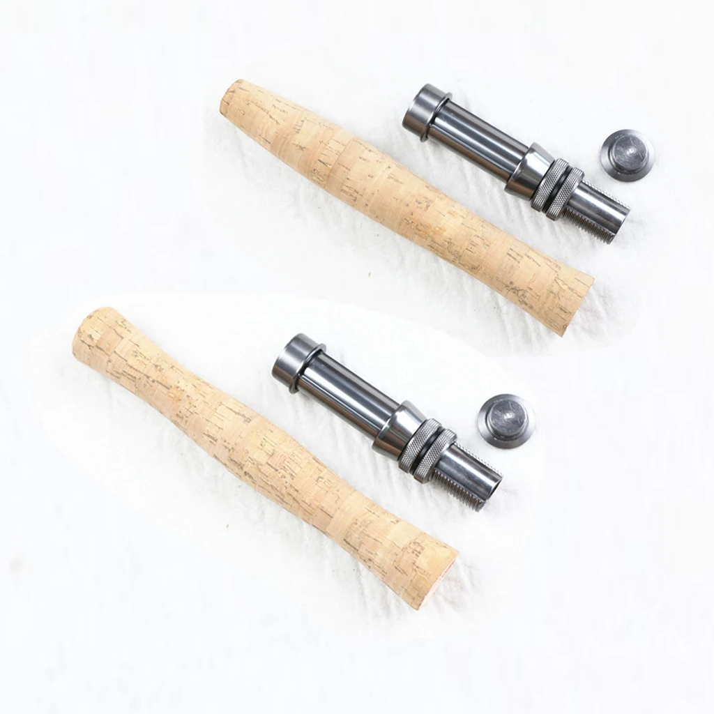 Cork Fly Fishing Rod Handle Grip with Reel Seat Fishing Rods for Rod Building or Repair  170/178mm