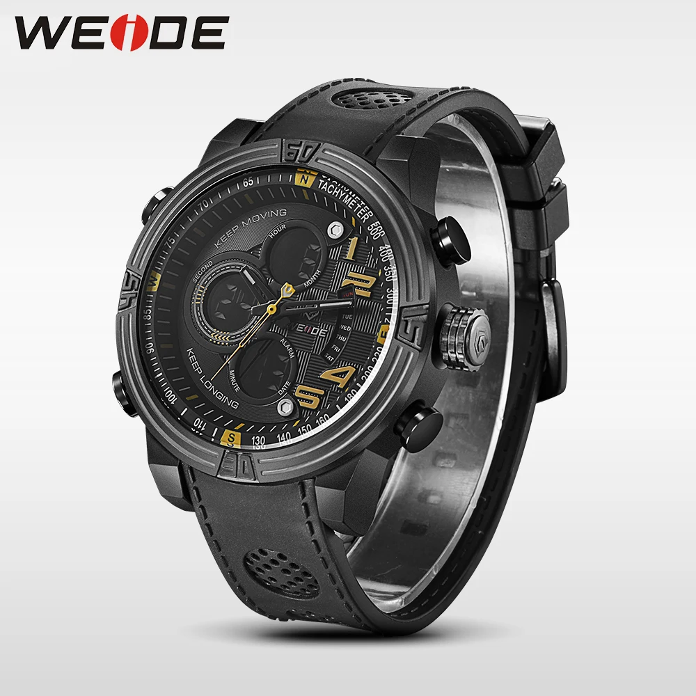 WEIDE Quartz Casual Watch Military Sports Watch Waterproof Multiple Time Zone Men Watches alarm Clock electronic wrist watches WEIDE Quartz Casual Watch Military Sports Watch Waterproof Multiple Time Zone Men Watches alarm Clock electronic wrist watches