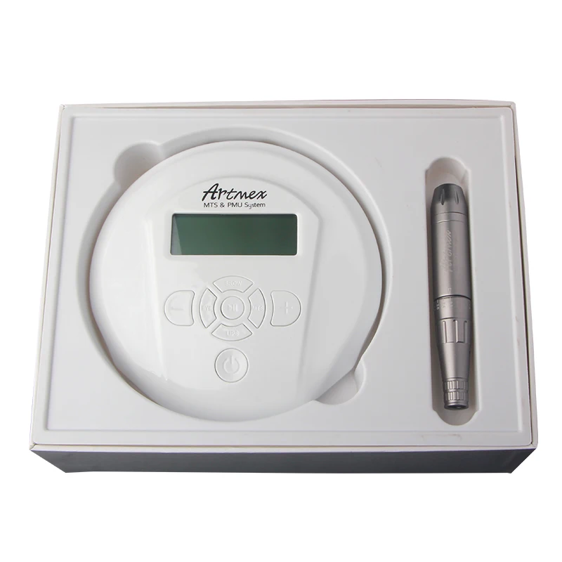 Koop Artmex V6 Permanente Make Up Wenkbrauw Tattoo Machine Met Digitale Bedieningspaneel Micropigmentation Apparaat Eye Brow Lip Derma Pen
