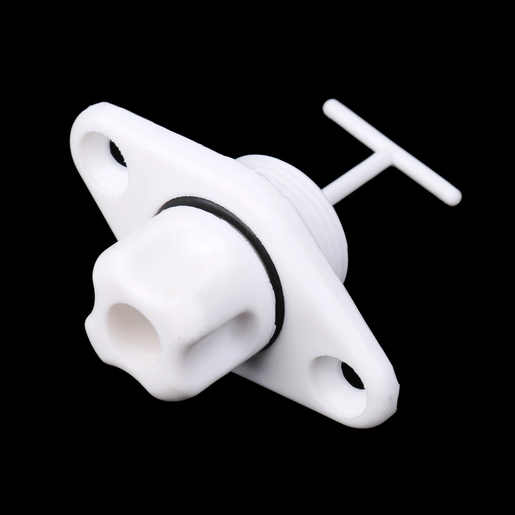 2 Pieces Marine Boat Yacht Screw Drain Plug Bung Fits 1 Inch Diameter Hole for Water Sports Rowing Boats Inflatable Fishing Boat