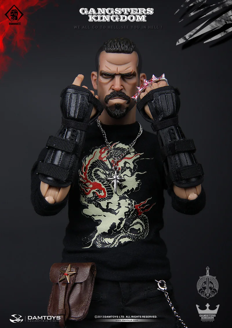 Экшн фигурки DAMTOYS масштаб 1/6 игрушки Gangsters Kingdom Diamond 2 фигурка Алжира игрушечный