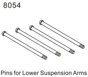 ZD Racing 1/8 спереди нижний рычаг pin group 8054 08421 08411 08425 08427 08423 08426 08428