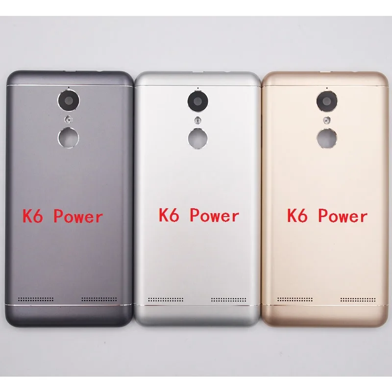 

BaanSam New Battery Back Cover For Lenovo K6 Power K33a42 Housing Case Without Power Volume Buttons