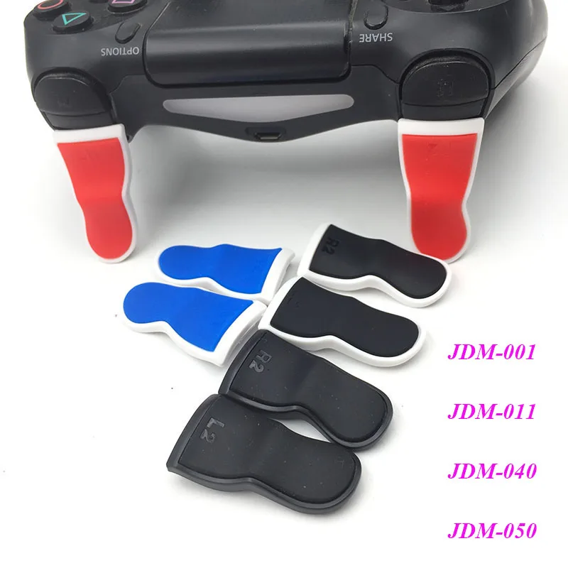 40 Комплекты Пластик резиновая L2 R2 Расширенный триггеры кнопки для Игровые приставки 4 PS4 Dualshock игровой контроллер триггер Extender
