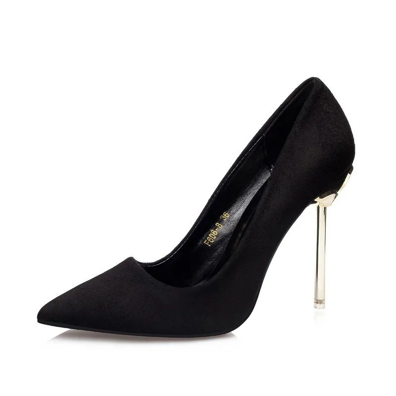 

Shallow mouth shoes women shoes shallow mouth shallow mouth wedding party pointed high heels shallow mouth socks ladies flock25