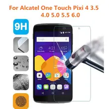 10 шт./лот закаленное Стекло Взрывозащищенный Защитная Плёнки Экран протектор для Alcatel One Touch pixi4 Pixi 4 3.5 4.0 5.0 5.5 6.0
