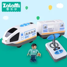 Пульт дистанционного управления RRC поезд набор локомотив телеуправляемый высокоскоростной поезд для деревянных железных дорог игрушки