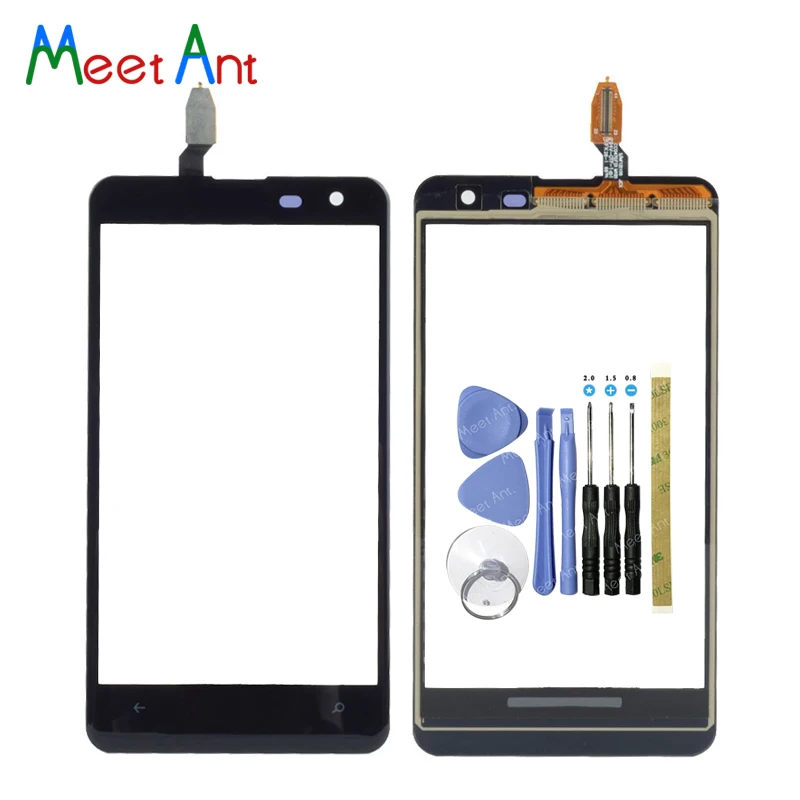 

High Quality 4.7" For Nokia Lumia 625 N625 Touch Screen Digitizer Sensor Outer Glass Lens Panel Black