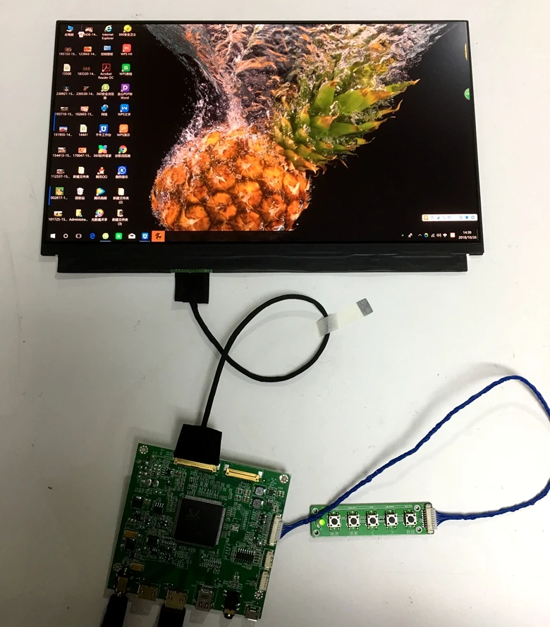 

4K 12.5 Inch 3840*2160 IPS LCD Slim LCM Screen Dispaly with HDMI EDP Controller Board Driver Board Cable for 3D Printer