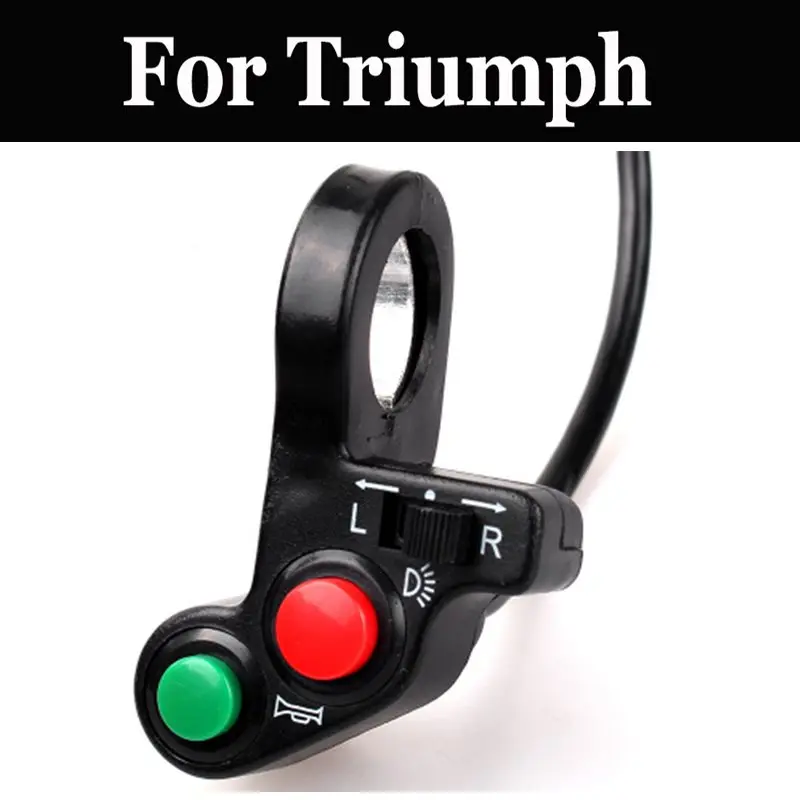 3 в 1 мотоциклетная фара на руль кнопка вкл./выкл. Для Triumph Tiger 800 2013 Daytona 675 675r