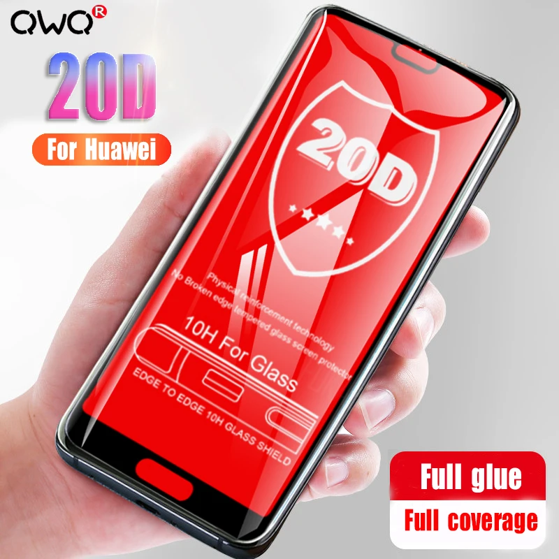 

20D Full Cover Tempered Glass For Huawei P30 Pro P20 Lite P Smart 2019 Screen Protector Film For Huawei 3E 2i Mate 10 Lite Glass