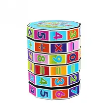 Learning Education Mathematics Digital Cylindrical magic Cube Intelligence Arithmetic Cube Toys for Kids