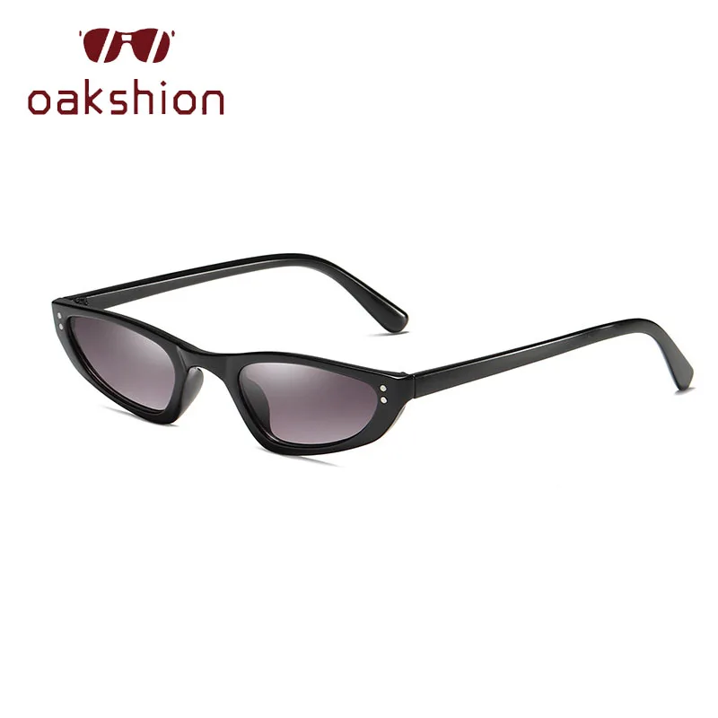 oakshion Fashion Cute Sexy Ladies Cat Eye Sunglasses Women Vintage Brand Sun Shade Triangular  Gradient Small Sun Glasses Female
