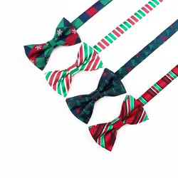Новый Официальный мужской Рождественский галстук-бабочка, мужской полиэстер, жаккард, переплетение, досуг, галстук-бабочка, вечерние