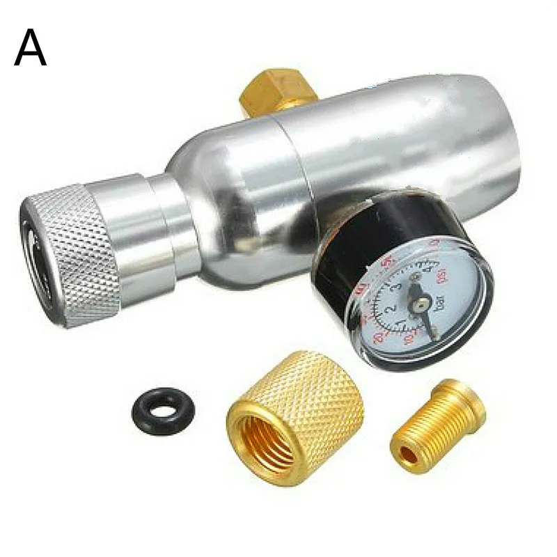 Homebrew CO2 зарядное устройство комплект газовое значение, 4 кг, 60PSI 3/" регулируемый портативный CO2 Keg зарядное устройство с 16 г цилиндр для пивоварения пивные аксессуары