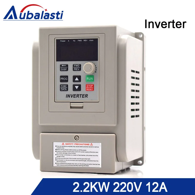 Инвертор Aubalasti 2.2KW 220V преобразователь частоты 2.2KW 3HP 220V 12A AT1 3P 220V utput 400 Hz используется для станка с ЧПУ