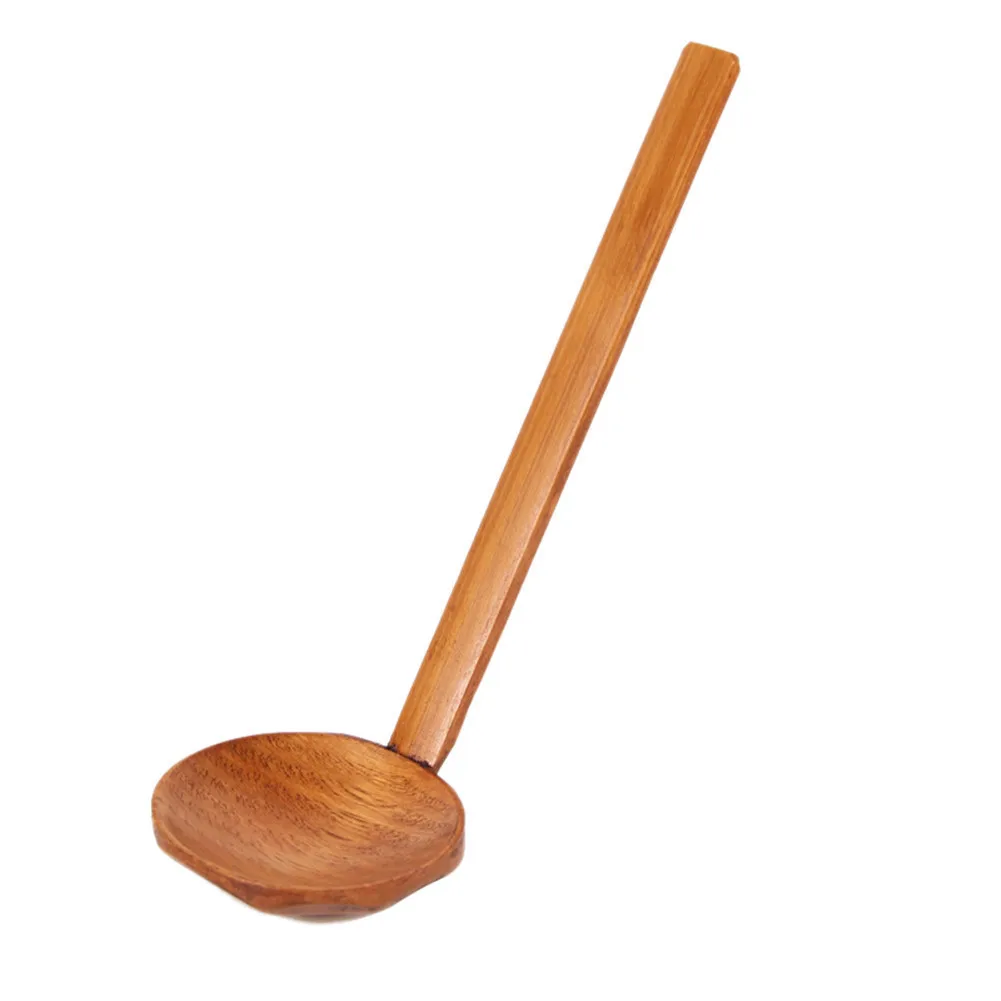 Large Wooden Soup Spoon Set Japanese Soup Spoon Kitchen Utensils