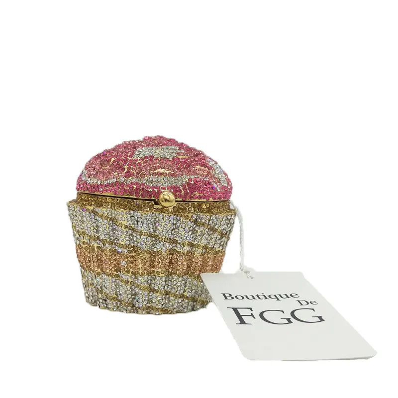 Boutique De FGG, Женский мини клатч, вечерняя сумочка, хрустальный свадебный кошелек и сумочка, свадебные вечерние сумочки с бриллиантами