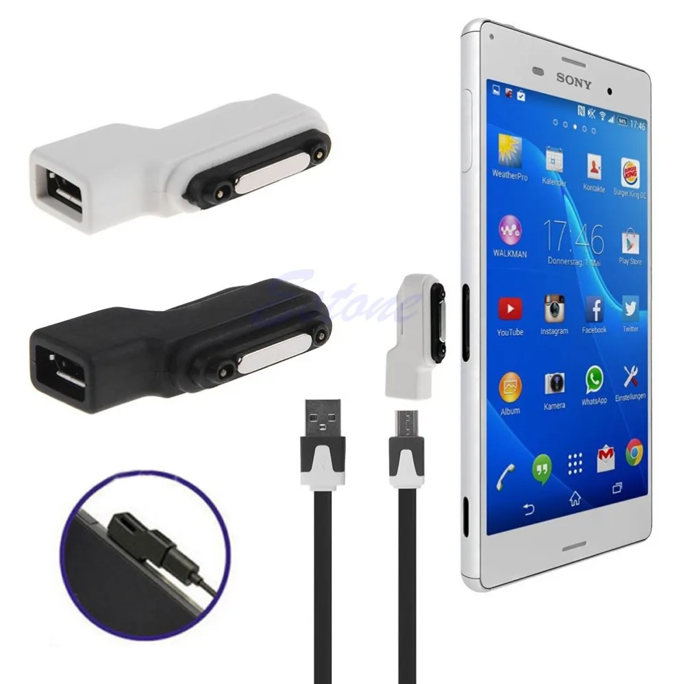 2019 hot sale Magnetic Micro USB Cable Charging Adapter Converter For Sony Xperia Z1 Z2 Z3 New 2019 hot sale Magnetic Micro USB Cable Charging Adapter Converter For Sony Xperia Z1 Z2 Z3 New